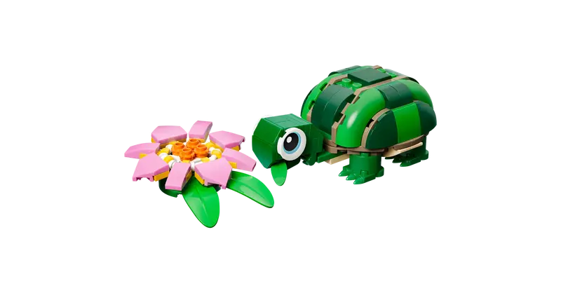 Lego 31377 Creator 3-in-1 Turtle with a Water Lily Flower