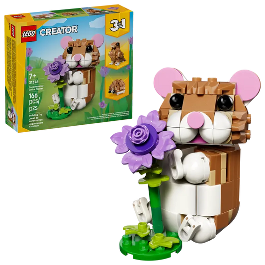 Lego 31376 Creator 3-in-1 Cute Hamster with a Flower