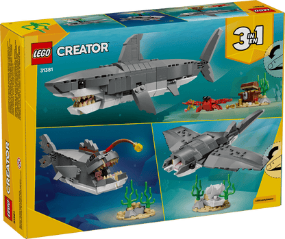 lego 31381 Creator 3-in-1 Fierce Shark with a Treasure Chest