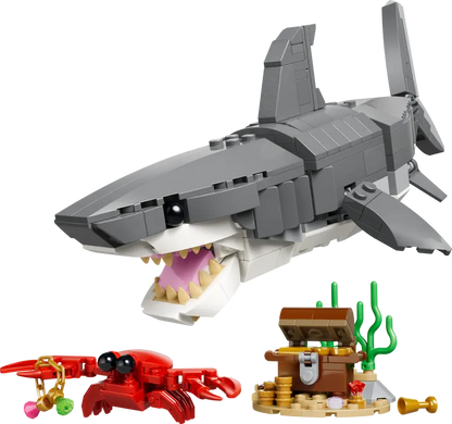 lego 31381 Creator 3-in-1 Fierce Shark with a Treasure Chest