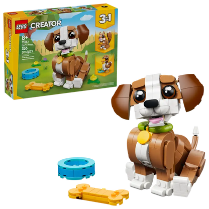 Lego 31382 Creator 3-in-1 Cute Animals Playful Puppy Dog