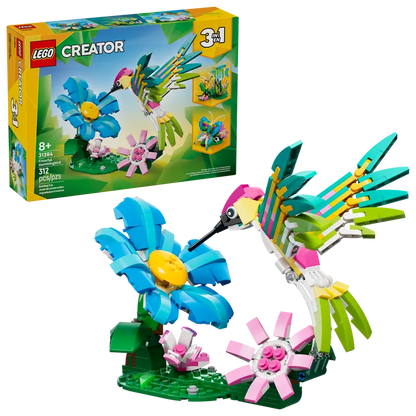 Lego 31384 Creator 3-in-1 Wild Animals Colorful Hummingbird