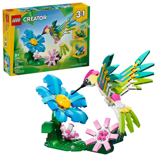 Lego 31384 Creator 3-in-1 Wild Animals Colorful Hummingbird