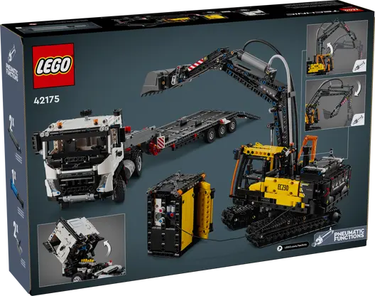 LEGO 42175 Technic Volvo Fmx Truck & Ec230 Electric Excavator