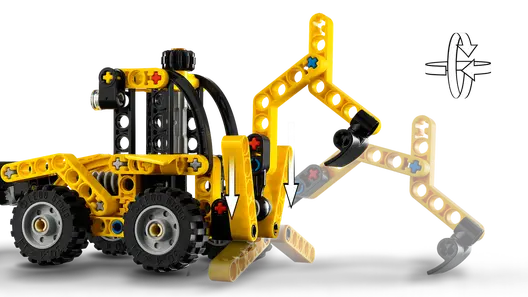 LEGO 42197 Technic Backhoe Loader