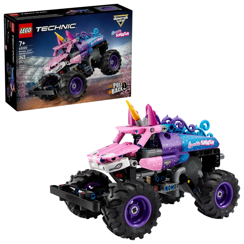 LEGO 42220 Technic Monster Jam Sparkle Smash Pull Back