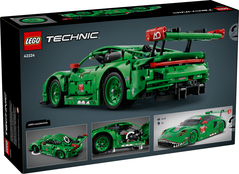 LEGO 42224 Technic Porsche 911 GT3 R REXY AO Racing Car
