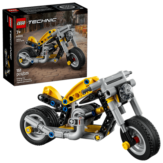 LEGO 42225 Technic Yellow Motorcycle