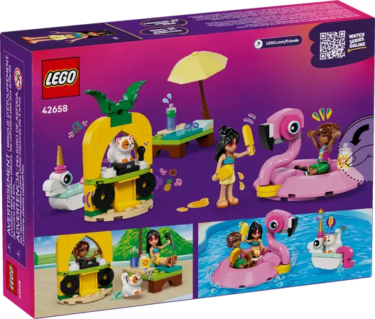 LEGO 42658 Friends Unicorn & Flamingo Pool Party