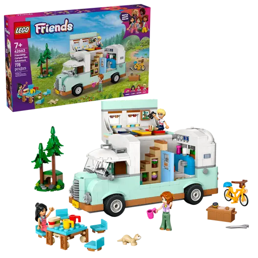 LEGO 42663 Friends Friendship Camper Van Adventure