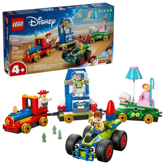 LEGO 43264 Disney and Pixar’s Toy Story Celebration Train & RC Car