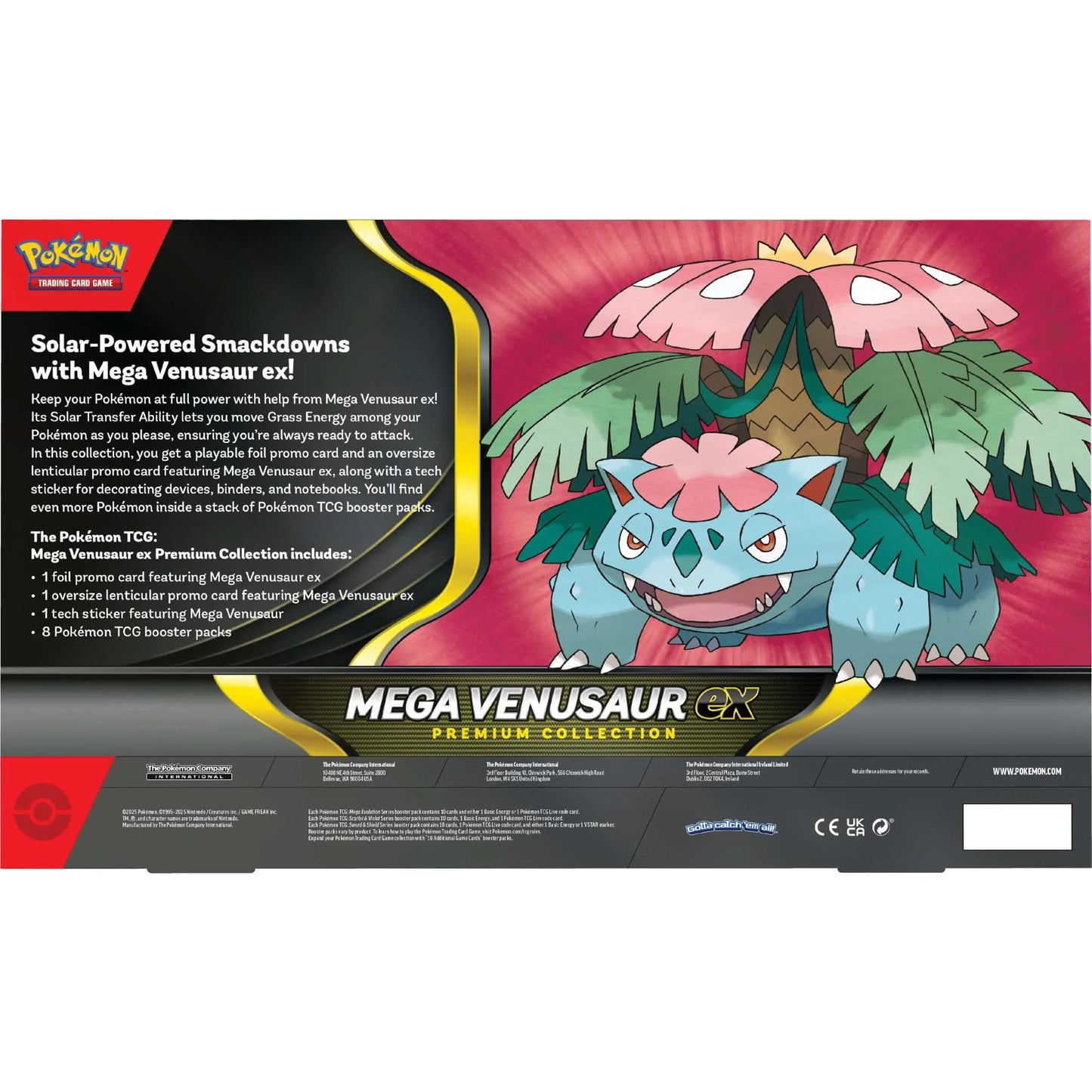 Pokémon TCG Mega Venusaur ex Premium Collection Box