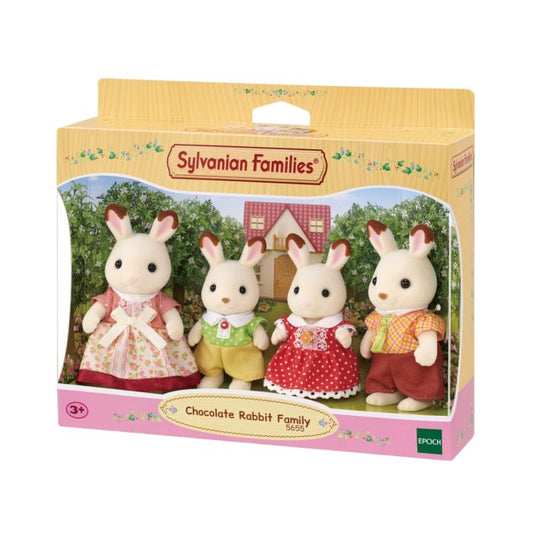 SYLVANIAN FAMILIES CHOCOLATE RABBIT FAMILY 5655