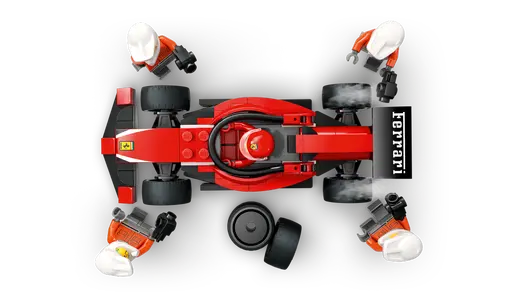 LEGO 60443 City F1 Pit Stop & Pit Crew with Ferrari Car