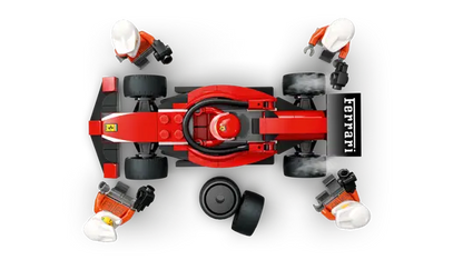 LEGO 60443 City F1 Pit Stop & Pit Crew with Ferrari Car