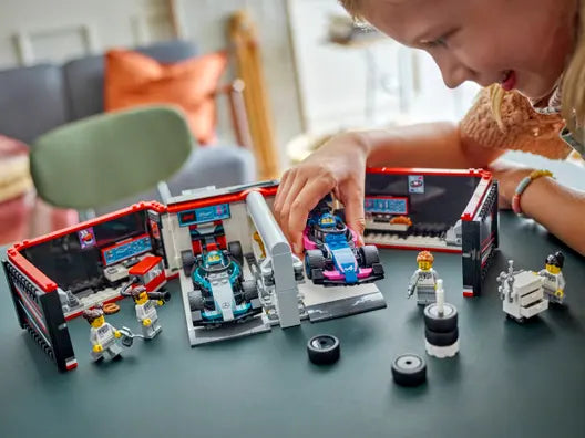 LEGO 60444 City F1 Garage & Mercedes-AMG & Alpine Cars