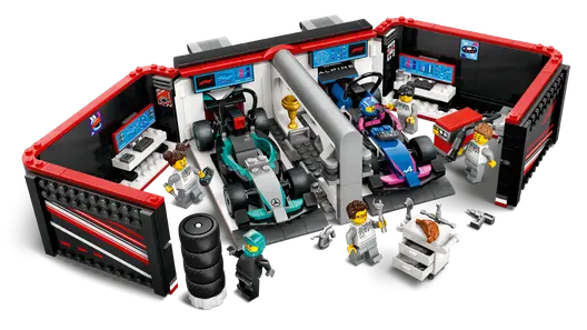 LEGO 60444 City F1 Garage & Mercedes-AMG & Alpine Cars