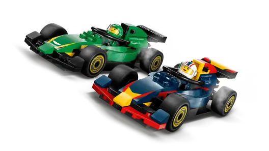 LEGO 60445 City F1 Truck with RB20 & AMR24 F1 Cars