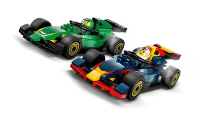 LEGO 60445 City F1 Truck with RB20 & AMR24 F1 Cars