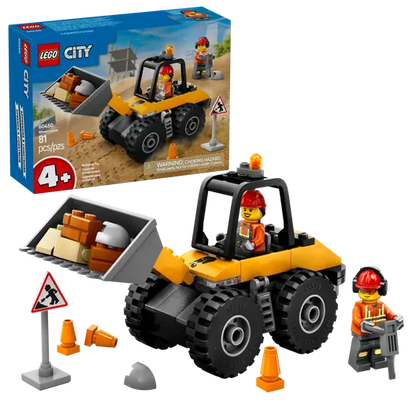 LEGO 60450 City Yellow Construction Wheel Loader