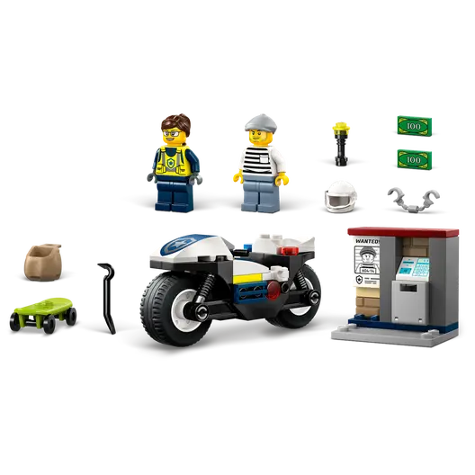 LEGO 60455 City Police Motorcycle Chase