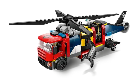 LEGO 60462 City Helicopter, Fire Truck & Submarine Remix