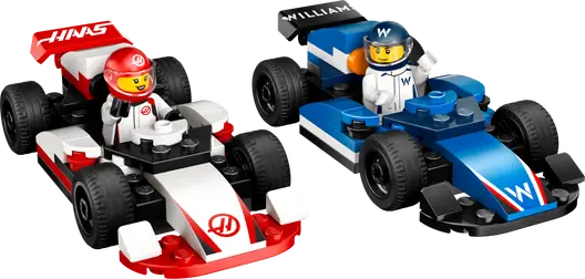 LEGO 60464 City F1 Williams Racing & Haas F1 Race Cars