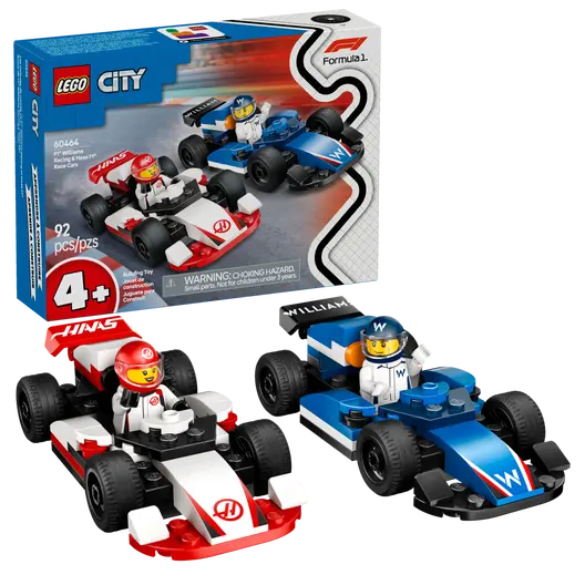 LEGO 60464 City F1 Williams Racing & Haas F1 Race Cars