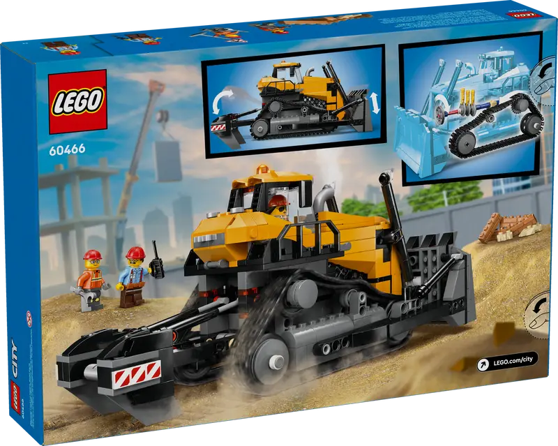 LEGO 60466 City Yellow Bulldozer