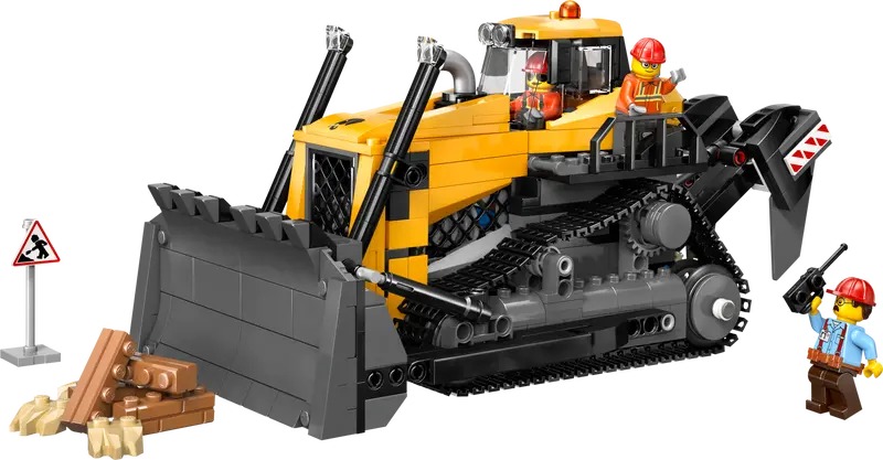 LEGO 60466 City Yellow Bulldozer