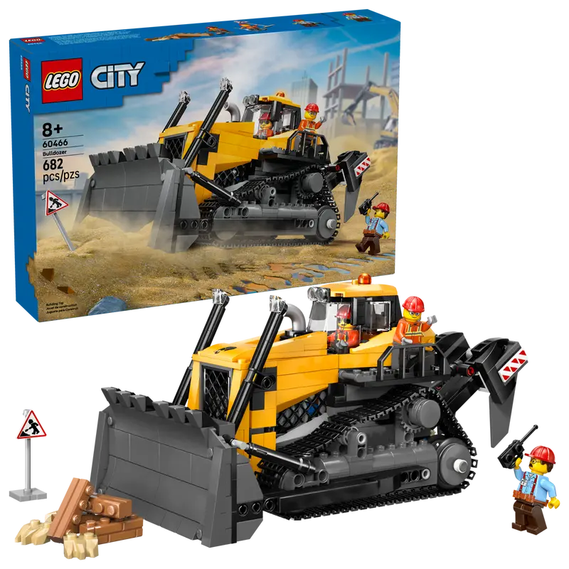 LEGO 60466 City Yellow Bulldozer