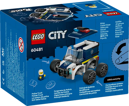 Lego 60481 City Rides Police Truck