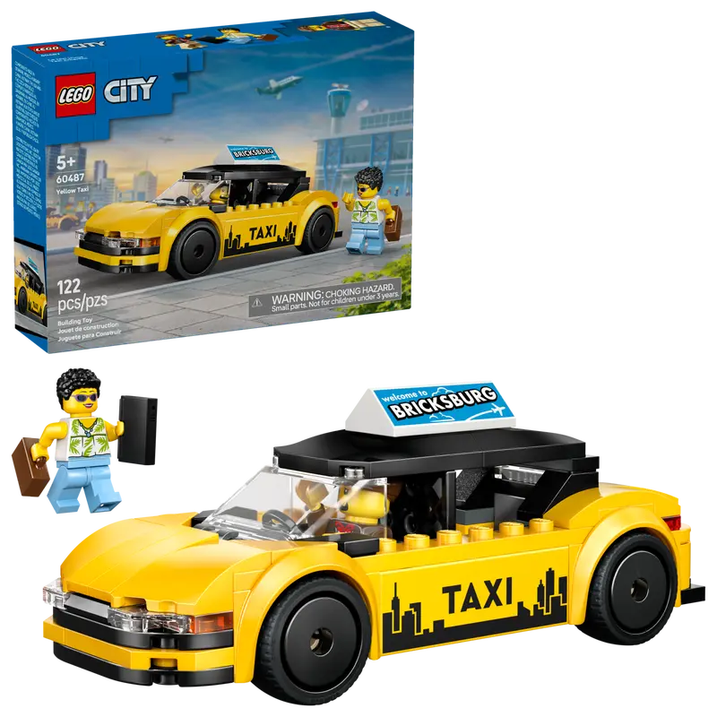 Lego 60487 City Yellow Taxi