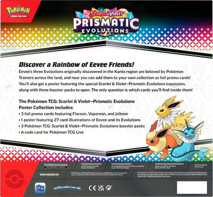 Pokemon TCG S&V Prismatic Evolutions Poster Collection