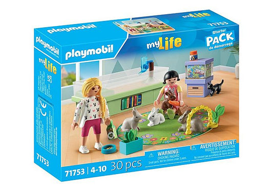 Playmobil 71753 My Life Starter Pack Rabbit Family