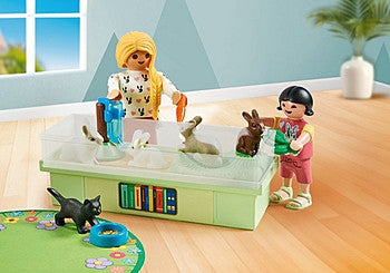 Playmobil 71753 My Life Starter Pack Rabbit Family