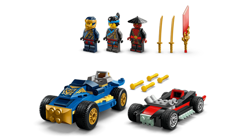 LEGO 71840 NINJAGO Rogue vs Drix Race Car Duel