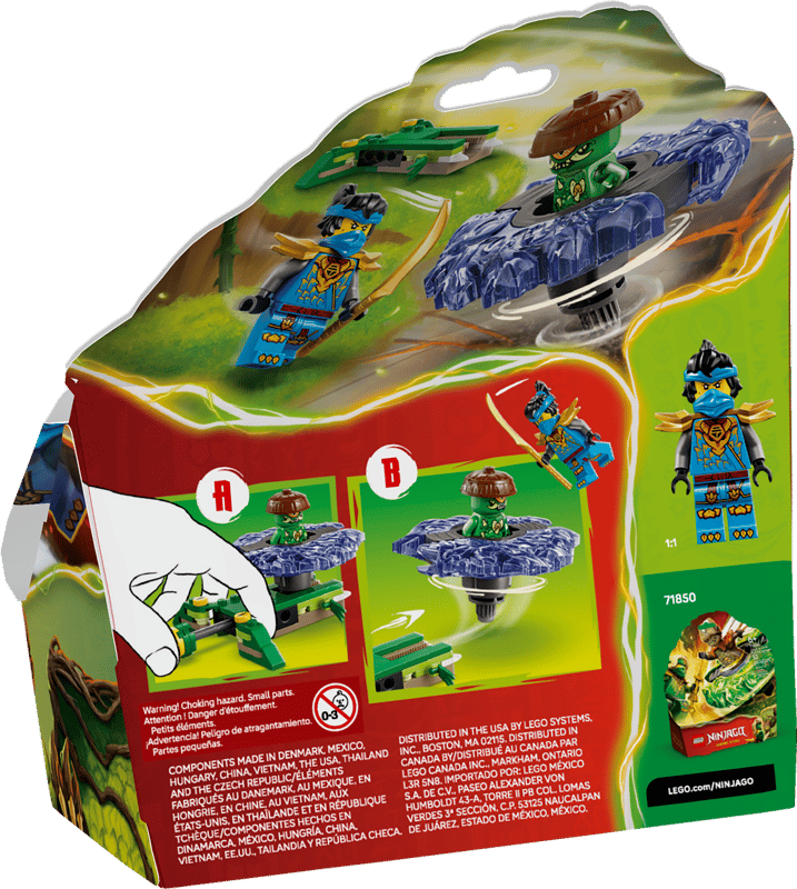 LEGO 71849 NINJAGO Nya vs Mutation Monster Spinner