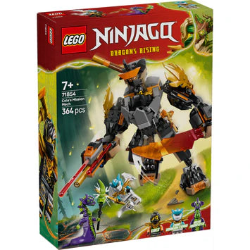 LEGO 71854 NINJAGO Cole’s Mission Mech & Dragon Zane
