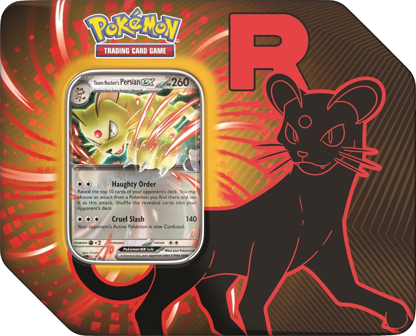 Pokémon TCG Team Rocket Tin