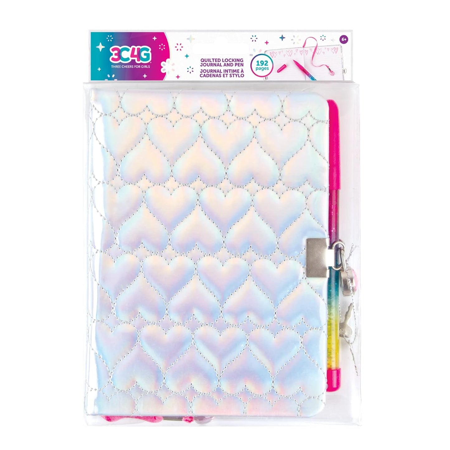 3C4G Quilted Locking Journal And Pen