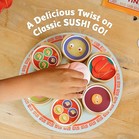 Sushi Go! Spin Some for Dim Sum- The Spin, Pick and Score Game