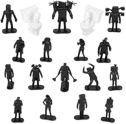 Skibidi Toilet Battle Bucket 20-Figure Set