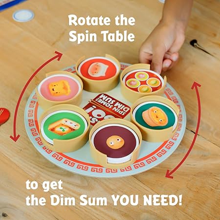 Sushi Go! Spin Some for Dim Sum- The Spin, Pick and Score Game