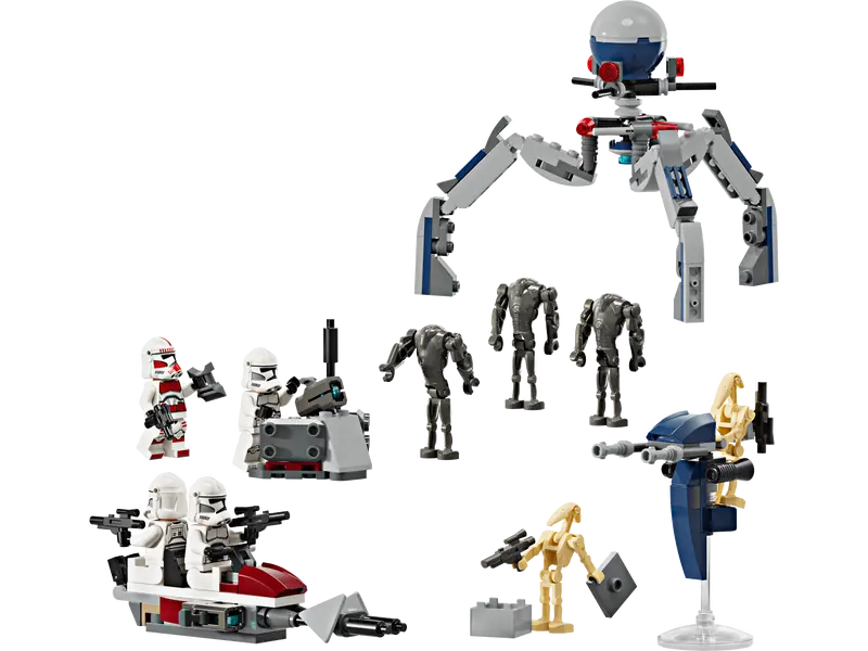 LEGO 75372 Star Wars Clone Trooper & Battle Droid Battle Pack