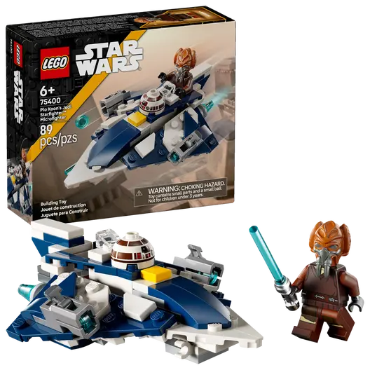 LEGO 75400 Star Wars Plo Koon’s Jedi Starfighter Microfighter