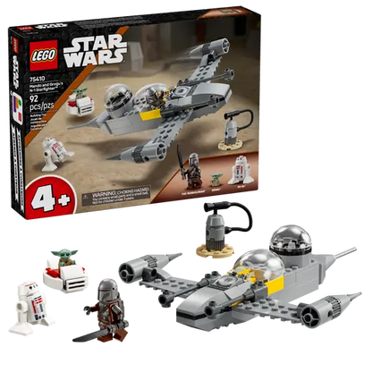 LEGO 75410 Star Wars Mando and Grogus N1 Starfighter