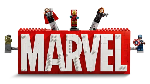 LEGO 76313 Marvel Super Heroes MARVEL Logo & Minifigures