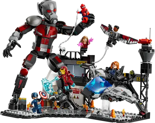 LEGO 76314 Super Heroes Captain America Civil War Action Battle