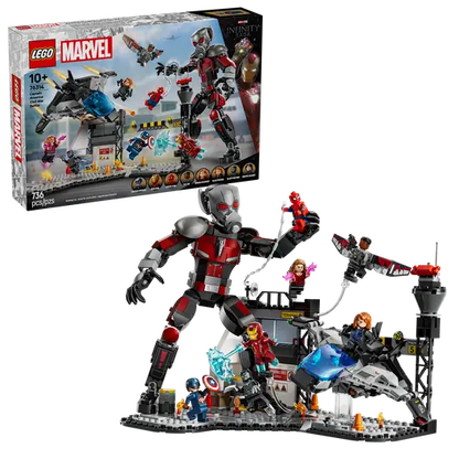 LEGO 76314 Super Heroes Captain America Civil War Action Battle